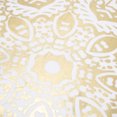 thumbnail image 3 of Rizzy Home Medallion 18" Down Filled Pillow with Cotton Cover-White/ Gold, 3 of 4