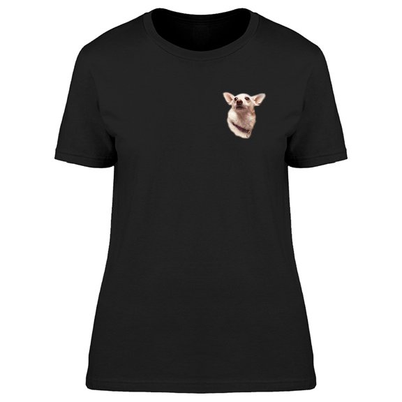 Cute White Corgi Dog Tee Women's -Image by Shutterstock