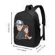 thumbnail image 2 of Mochila de viaje para portátil Gravity Falls, resistente al agua y antirrobo, con puerto de carga USB, de 17 pulgadas, ideal para negocios, trabajo, universidad, etc., ideal como mochila informal., 2 of 5
