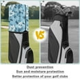 thumbnail image 6 of Yuyamidu Blue Hibiscus Golf Bag Rain Cover Waterproof Golf Bag Hood Cover with Adjustable Straps Easy to Use All Weather Protection, 6 of 8