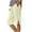 Beige, variant on Plus Size Capri Pants for Women 2026 Knee Length Cotton Linen Capris Summer Straight Leg Loose Button Side Slit Beach Bermuda Shorts with Pocket