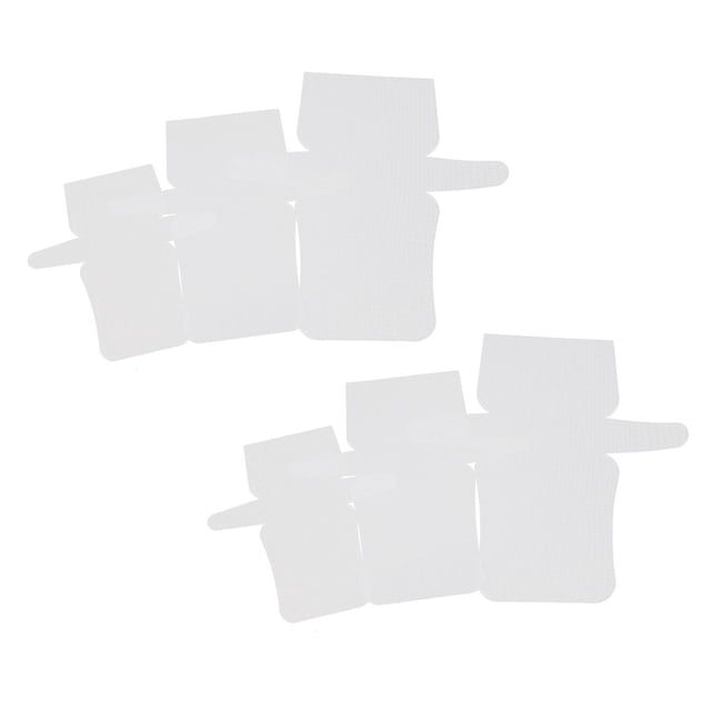 6 Pcs Canvas Sheets Rectangular Clear for DIY Crafts Crocheting Projects Knitting Acrylic , Rectangle
