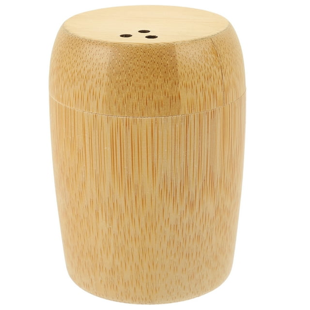 GOOHOCHY Dispensador de palillos de bambú para escritorio, caja para hisopos de algodón para el hogar