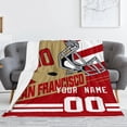 thumbnail image 2 of Blanket San Francisco Personalized Plush Throw Blanket for Men Women Youth Gift, 2 of 6