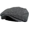 thumbnail image 1 of HSHDLDF Men's Classic Herringbone Tweed Wool Blend Newsboy Ivy Hat, 1 of 6