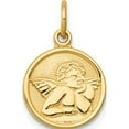thumbnail image 1 of 14K Yellow Gold Polished Angel Charm (21 X 13) Made In United States c1894, 1 of 6
