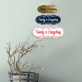 thumbnail image 2 of Signs ByLITA Designer Family is Everything Durable ABS Plastic Laser Engraved Easy Installation Elegant Design Sign (Red) - Medium, 2 of 8