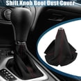 thumbnail image 2 of Unique Bargains Car Shift Boot Cover Universal Gear Shift Knob Dust Cover Simili Cuir, 2 of 7