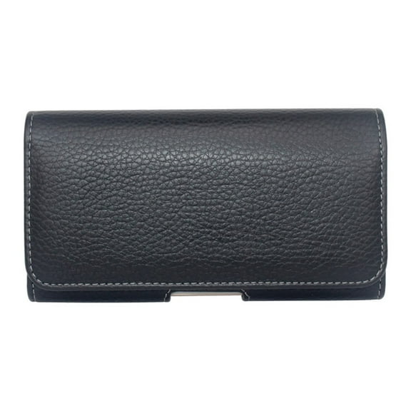 JUNTEX Men Leather Mobile Phone Holster Universal Case Waist Bag Purse with Belt Hole