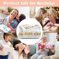 thumbnail image 4 of LHSHID 60th Birthday Gift Blanket Ideas for Women Happy 60th Birthday Throw Blanket for Mom Pink Flowers 60 Year Old Birthday Blanket Gifts Ideas for Sister Grandma Wife Female Friends 40"x50", 4 of 9