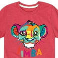 thumbnail image 3 of The Lion King - Colorful Simba - Toddler & Youth Short Sleeve Graphic T-Shirt, 3 of 5