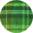 thumbnail image 1 of Ahgly Company Indoor Square Patterned Deep Emerald Green Area Rugs, 3' Square, 1 of 6