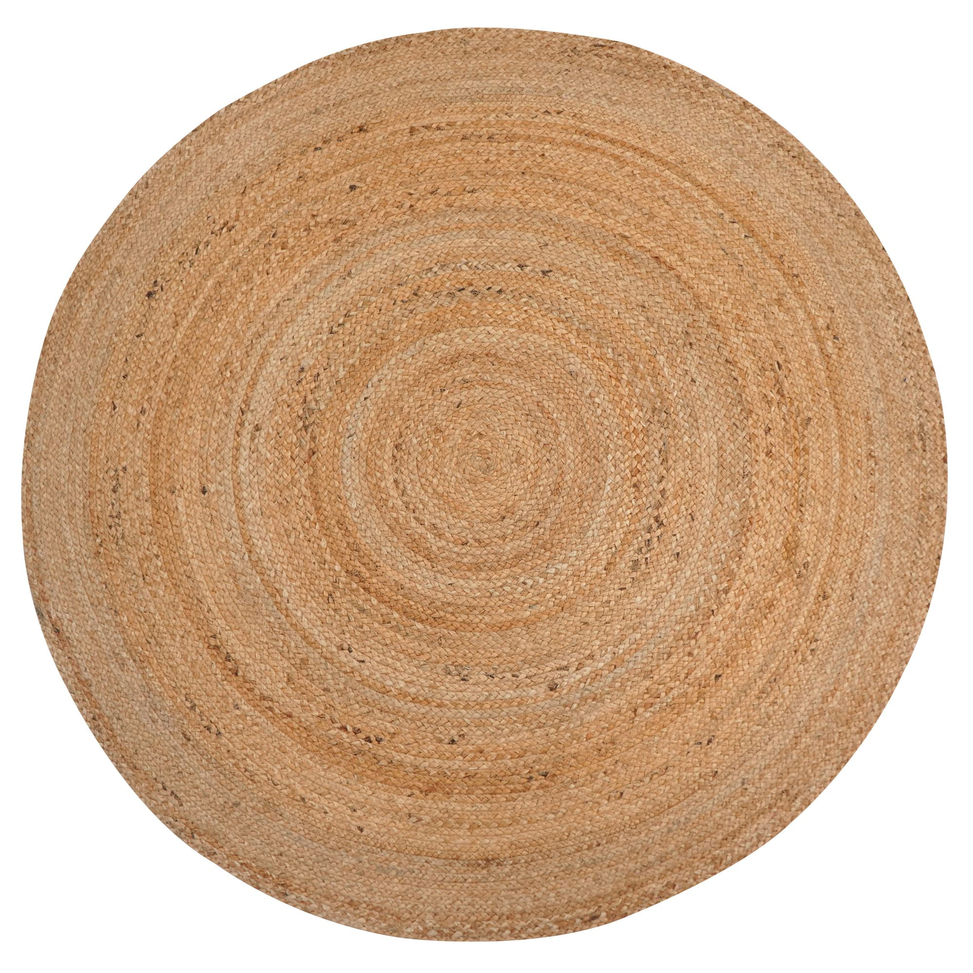 Homespice Natural Fibre Hand Made Jute Rug 5' Round Braided Rug