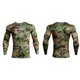 thumbnail image 4 of Greeniant Camisa delgada deportiva de manga larga de estilo informal de diseño Simple para hombre, camisetas estampadas de poliéster con cuello Uniforme atlético Verde SG Greeniant OD028984-16, 4 of 6