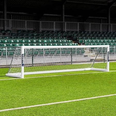 FORZA Alu110 Freestanding Soccer Goals - Professional Soccer Goal Posts [16ft x 4ft Sizes] - Premium Aluminum Goal Posts