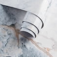 thumbnail image 1 of Papel pintado Aarmest Blue White Golden Marble 3.6m², 1 of 9