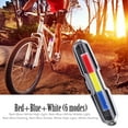 thumbnail image 2 of ABPETE Bike Tail Light, USB Rechargeable Rear Bike Light Safety Warning Cycling Light with 5 Modes for Night Riding, 2 of 17