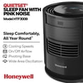thumbnail image 2 of Honeywell QuietSet® Ventilador de mesa para dormir con ruido rosa, nuevo, ancho 7.0" x alto 7.4" x largo 7.0", negro, HTF300, 2 of 5
