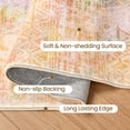 thumbnail image 7 of Kokia 9'x12' Washable Modern Abstract Area Rug, Pink Orange Ombre Soft Non Slip Rug for Living Room Bedroom Dining Room, 7 of 7