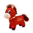 thumbnail image 3 of Muñeco de peluche de caballo chino, adorno de peluche, recuerdo de bendición, detalle facial bordado, adecuado para decoración del hogar, decoración d Llanto, 3 of 9