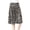 Khaki, variant on Womens Flowy Skort Wide Leg Plazzo Pants Knee Length (Khaki One Size)