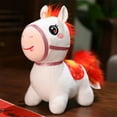 thumbnail image 4 of Red Fire Horse Plush Keychain - Cute Small Doll, Soft Bag Charm Keyring, Christmas Holiday Gift for Kids Horse Lovers, Portable Decor Accessory, 4 of 6