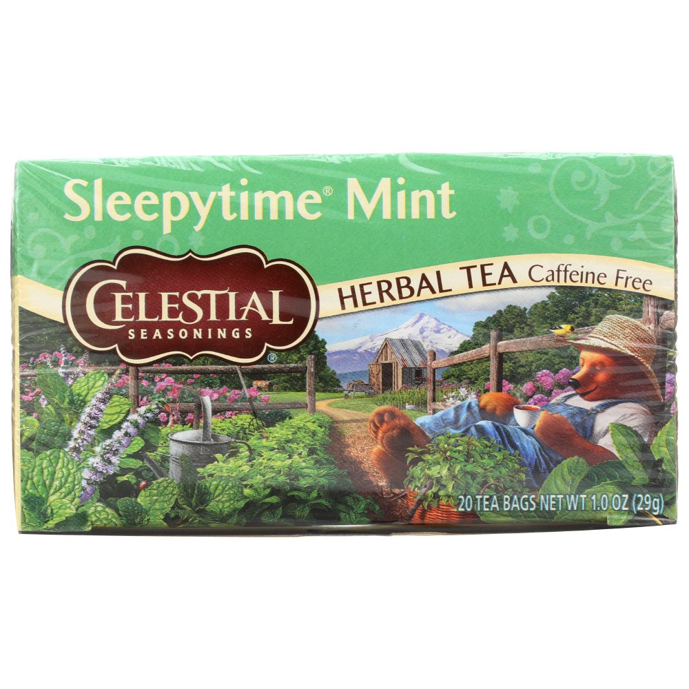 Celestial Sleepy Time Herbal Tea Mint, 20 Ct