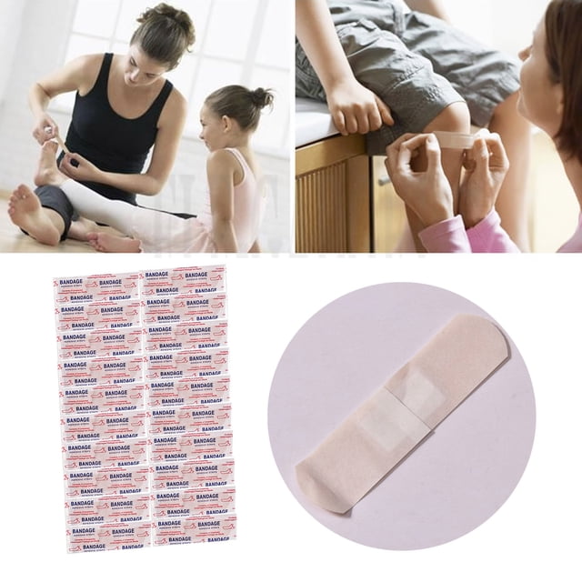 50Pcs/Set First Aid Patch Disposable Wound Healing Ultra Thin Woundplast Adhesive Surgical Wound Band Aid for Adult
