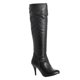 thumbnail image 1 of Fashion High Knee Boots for Women – Stylish Casual Design, Cold Weather Protection, Perfect for Parties, Work & Special Occasions – Black PU, 1 of 3