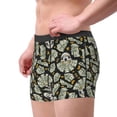 thumbnail image 2 of Gukieu Skull with Dollar Print Men's Boxer Briefs, High Elastic Moisture Wicking Boxer Briefs Underwear-Large, 2 of 5
