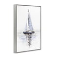 thumbnail image 3 of Stupell Industries Transitional Minimal Sailboat Reflection Gray Framed Giclee Art, 20 x 30, by Victoria Barnes, 3 of 8