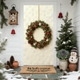 thumbnail image 6 of Mecorevxz Christmas Door Cover Christmas Decorations Xmas Large Photography Background Banner Porch Sign for Winter Indoor Outside Front Door Banner Farmhouse Party Supplies 2.9 x 5.9 Feet（D）, 6 of 7