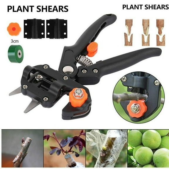 Willstar New Grafting Machine Garden Tools with 3 Blades Chopper Tree Grafting Tools Secateurs Scissors Grafting KIT
