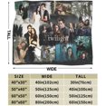 thumbnail image 4 of Blankets The Twilight Movie Sagas Air Conditioning Flannel Blanket Blanket Super Soft Cozy Warm Plush for Sofa Living Room Bedroom 60"X50", 4 of 6