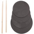 thumbnail image 2 of 1 Set Drum Practice Pad Kit Practice Drum Pad Set Portable Silencer Pads and Drum Stick Kit, 2 of 9