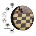 thumbnail image 4 of Rateoe Chess Board With Pawns Pattern Tire Cover Wheel Protectors Weatherproof Wheel Covers Universal Fit for Trailer Rv SUV Truck Camper Travel Trailers Accessories-16 inch, 4 of 6