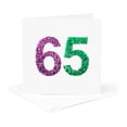 thumbnail image 5 of 3drose, 65th Anniversary. Intricate Numbers Design., 6 Greeting Cards with Envelopes, 5 of 7