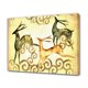 thumbnail image 1 of Póster decorativo de lienzo con diseño de alce en acuarela, decoración para dormitorio, paisaje deportivo, decoración para oficina, regalo, estilo marco, 20 x 30 cm, 1 of 8