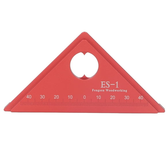 Oubit Woodworking Angle Ruler,45 Degree Angle Ruler Woodworking Angle Measurement Ruler Carpentry Square Luxury Finish