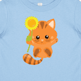thumbnail image 4 of Inktastic Cute Cat, Orange Cat, Kitty, Kitten, Sunflower Girls Baby T-Shirt, 4 of 5