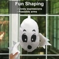 thumbnail image 4 of Window Crasher Ghosts Halloween Decorations Hanging Ghost Outdoor Indoor, Cute Stuffed Ghost Party Decor Window Broken Flying Ghost, 4 of 7