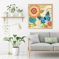 thumbnail image 2 of Cuadros Decorativos 5D DIY mariposas taladro redondo completo diamante pintura Kit artesanía hogar pared decoración Ehuebsd Nuevos Originales, 2 of 5