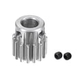 thumbnail image 1 of Unique Bargains 8mm Ouverture 15T Mod 1 Acier Inoxydable Éperon Diff Différentiel Pignon Moteur Engrenage, 1 of 5