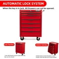 7Drawer Rolling Tool Chest w/Lock & Key, With Interlock System And