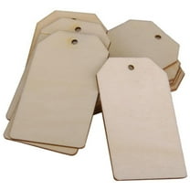 DECOMELODY 10 Pcs Rectangle Wood Pieces For Crafts For Diy Crafts And Game Pieces 4 X 8 Cm