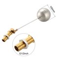thumbnail image 2 of Unique Bargains 1/2 INCH DN15 Male Thread Water Sensor Float Stainless Steel Floating Valve Ball, 15mm Thread Length, 2 of 3