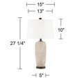 thumbnail image 4 of Set de 2 Lámparas de Mesa Anna 360 Lighting Beige Texturizadas 69 cm, 4 of 9