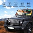 thumbnail image 4 of My Hero Academia Car Windshield Sun Shade, Front Window Sun Shades, Visor Shield Cover For Car Suv Truck, Visor Protector Blocks Uv Rays, Keep Your Vehicle Cool, Small, 51*27.5 Inch, 4 of 8