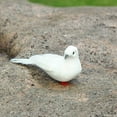 thumbnail image 4 of Famyfamy Bird White Pigeon Ornaments Vogel Ornamente K眉nstliche Taube 12pcs DIY Handwerk Artificial Gardening Decoration, 4 of 9