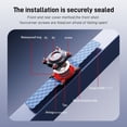 thumbnail image 5 of YUNOVA IP67 Waterproof AirTag Dog Collar Holder, 4-Screw Lock Removable Metal Clip Case, Compatible with Apple AirTag, Fits 1.2" Collars for Dog Cat, 5 of 8